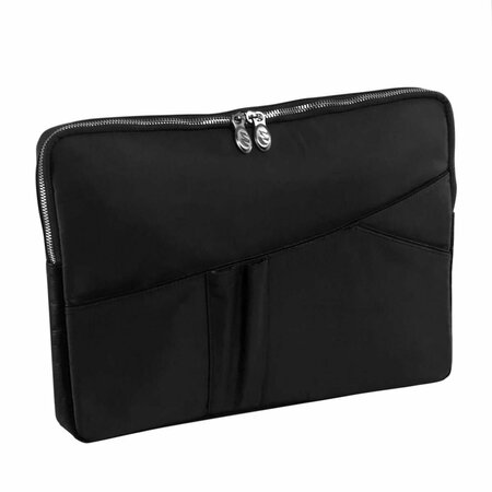 SERVERUSA 15 in. Auburn Nylon Laptop Sleeve, Black SE3036642